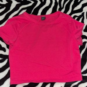 Shein cropped tee